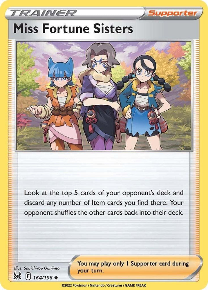 Miss Fortune Sisters (164/196) [Sword & Shield: Lost Origin] (Online Only)