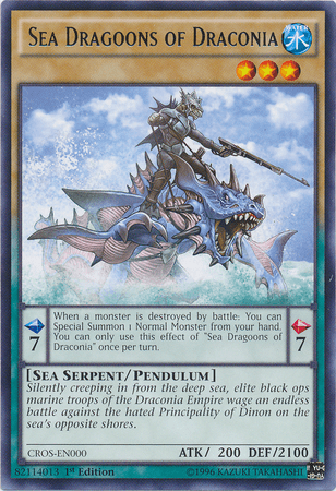 Sea Dragoons of Draconia [CROS-EN000] Rare (ONLINE ORDER ONLY)