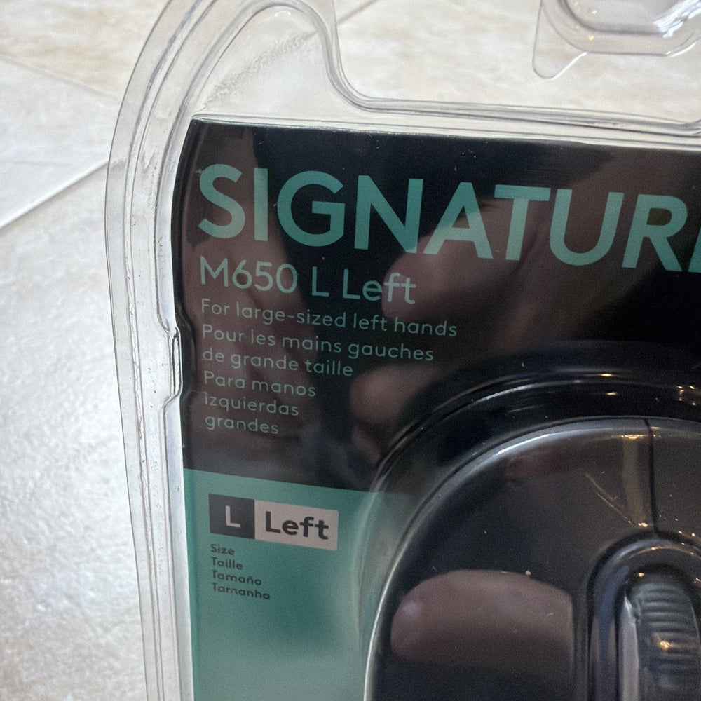 Logitech Signature M650 L Left Wireless Mouse For Left Hand 910-006234 Graphite (ONLINE ORDER ONLY)
