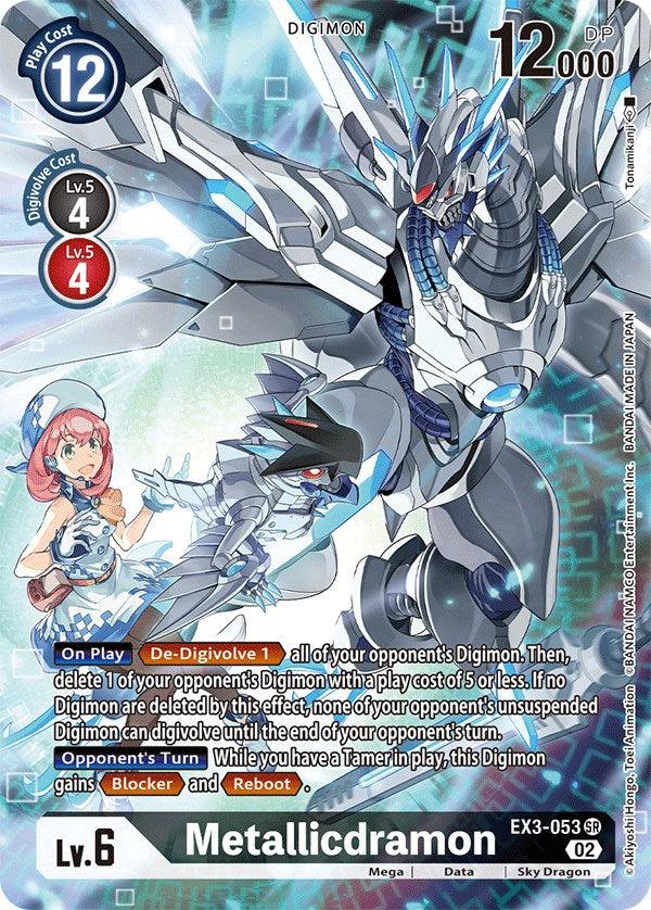 Metallicdramon [EX3-053] (Alternate Art) [Draconic Roar] (ONLINE ORDER ONLY)