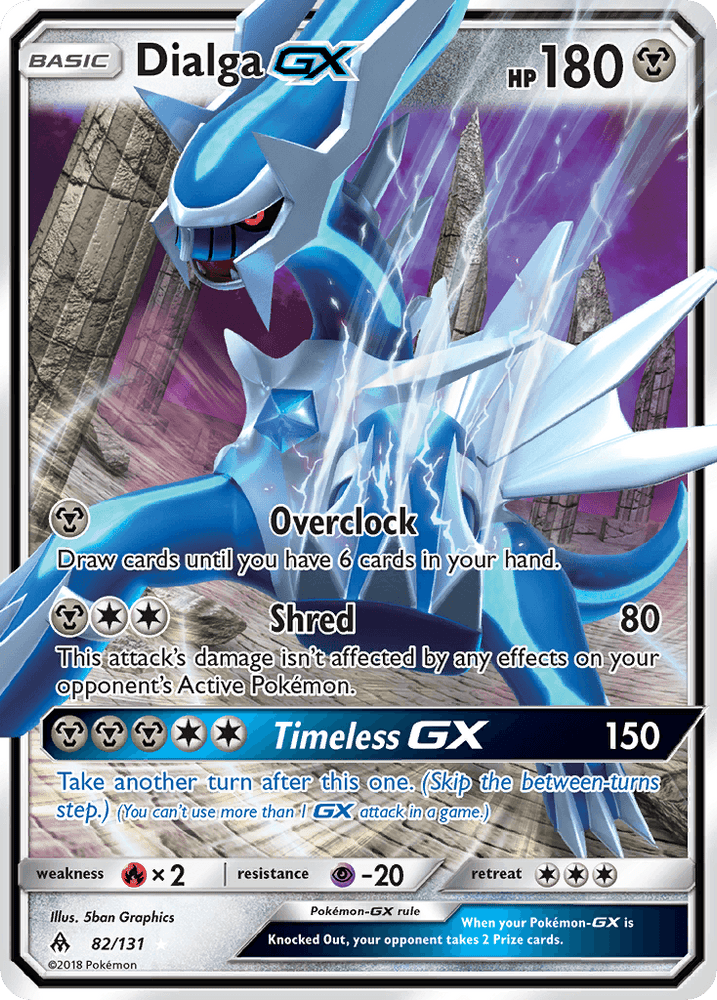 Dialga GX (82/131) [Sun & Moon: Forbidden Light] (Online Only)
