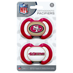 San Francisco 49ers - Pacifier 2-Pack (ONLINE ORDER ONLY)