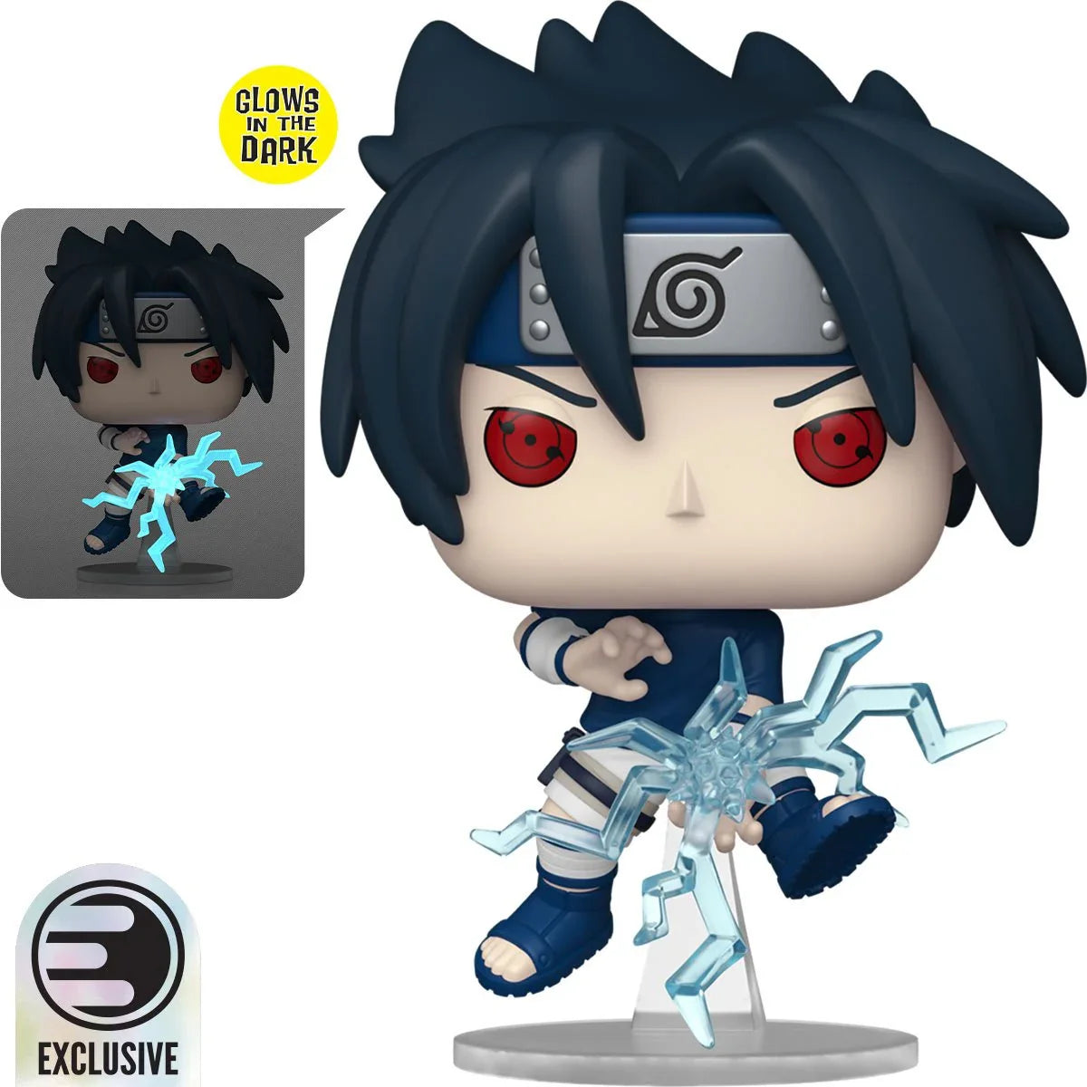 Naruto Sasuke Uchiha (Chidori) Glow-in-the-Dark Funko Pop! Vinyl Figure #1969 - Entertainment Earth Exclusive (ONLINE ORDER ONLY)