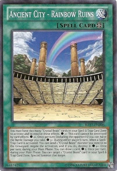 Ancient City - Rainbow Ruins [BATT-EN006] Starfoil Rare (ONLINE ORDER ONLY)