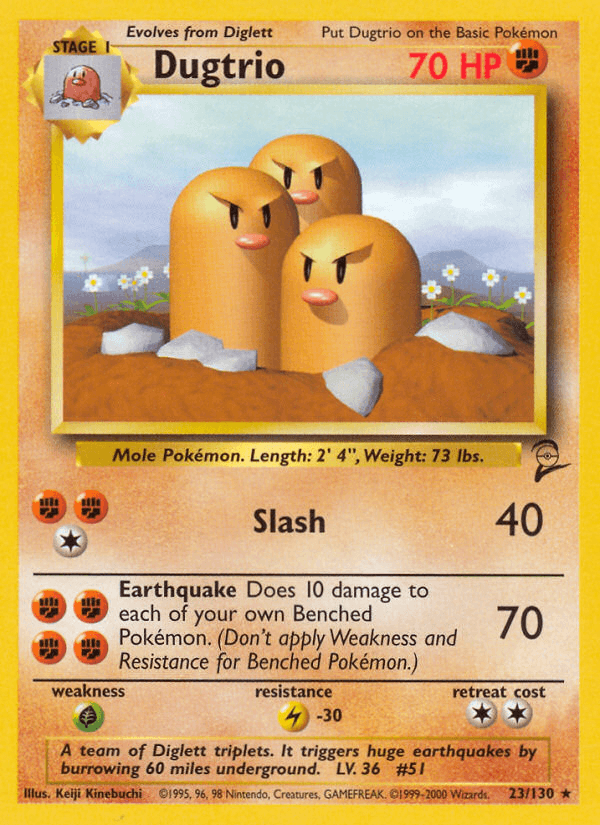 Dugtrio (23/130) [Base Set 2] (Online Only)