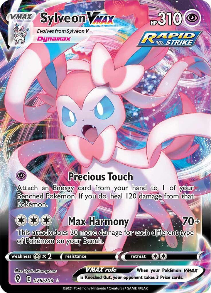Sylveon VMAX (075/203) [Sword & Shield: Evolving Skies] (Online Only)