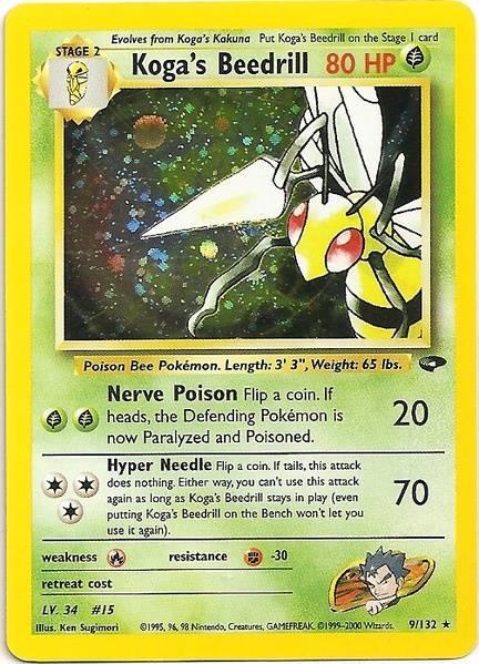Koga's Beedrill (9/132) [Gym Challenge Unlimited] (Online Only)