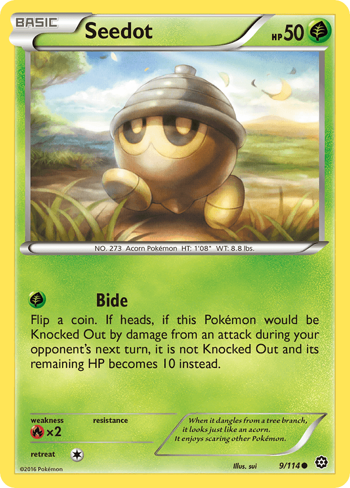 Seedot (9/114) [XY: Steam Siege] (Online Only)