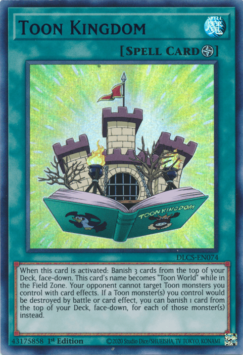 Toon Kingdom (Blue) [DLCS-EN074] Ultra Rare (ONLINE ORDER ONLY)