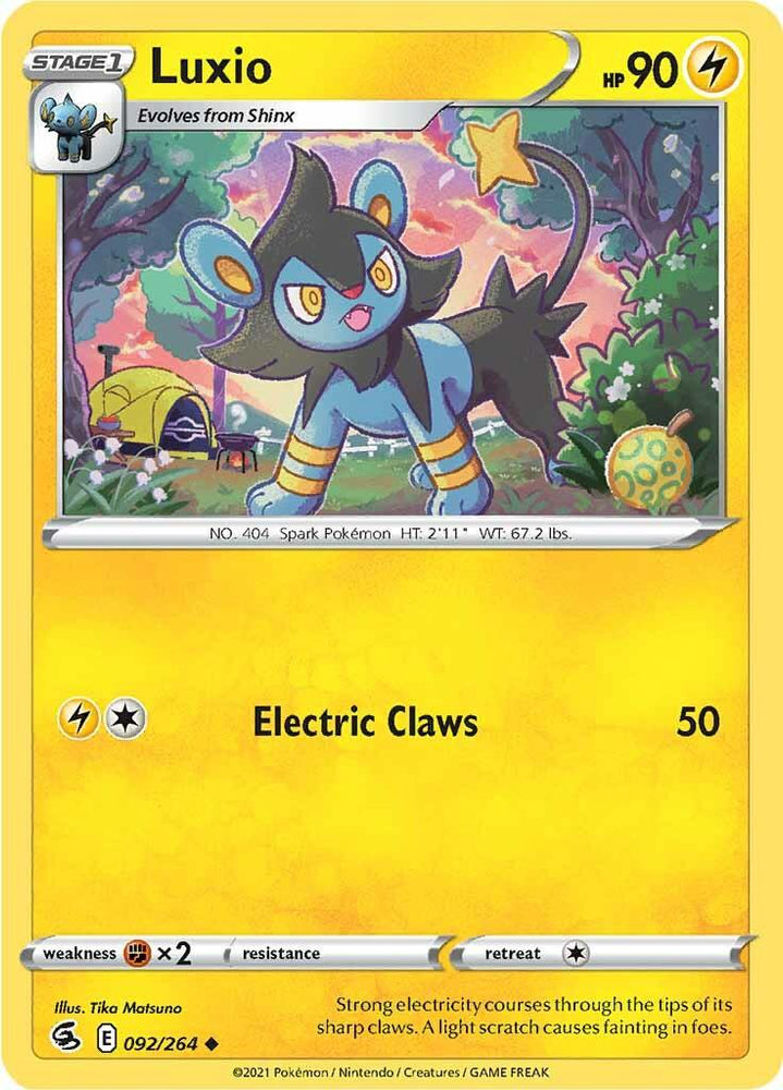 Luxio (092/264) [Sword & Shield: Fusion Strike] (Online Only)