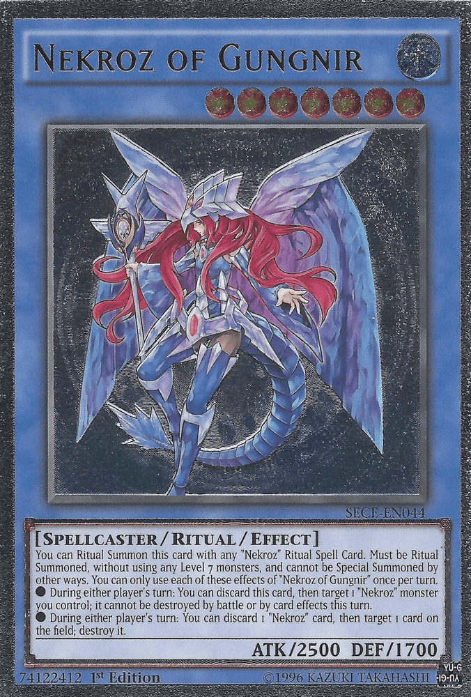 Nekroz of Gungnir [SECE-EN044] Ultimate Rare (ONLINE ORDER ONLY)