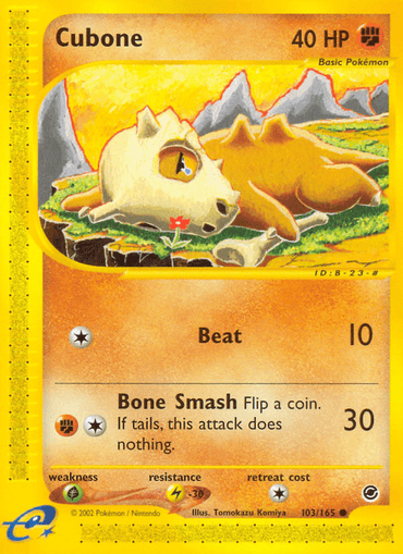 Cubone (103/165) [Expedition: Base Set] (Online Only)