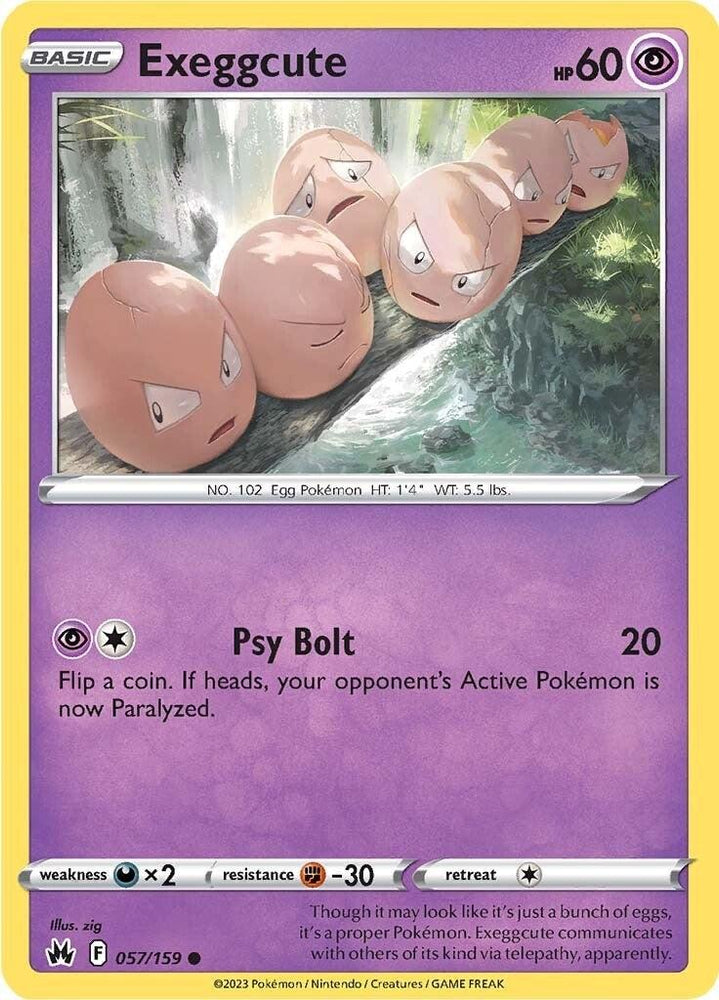 Exeggcute (057/159) [Sword & Shield: Crown Zenith] (Online Only)