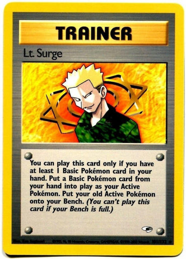 Lt. Surge (101/132) [Gym Heroes Unlimited] (Online Only)