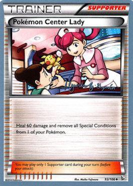 Pokemon Center Lady (93/106) (Primal Groudon - Alejandro Ng-Guzman) [World Championships 2015] (Online Only)