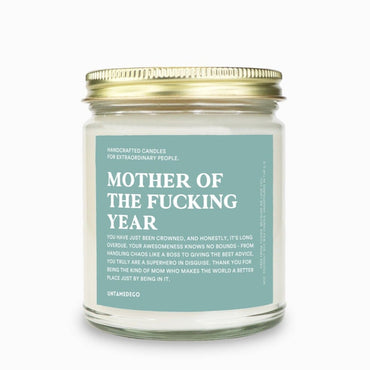 Mother Of The Fucking Year Message Candle (ONLINE ORDER ONLY)