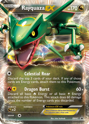 Rayquaza EX (BW47) [Black & White: Black Star Promos] (Online Only)
