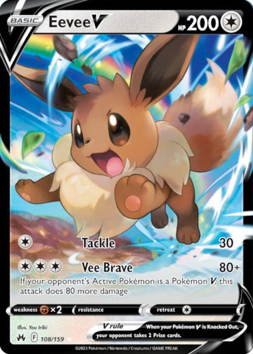 Eevee V (108/159) [Sword & Shield: Crown Zenith] (Online Only)