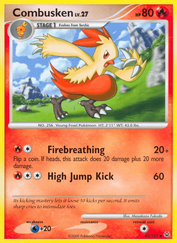 Combusken (45/127) [Platinum: Base Set] (Online Only)