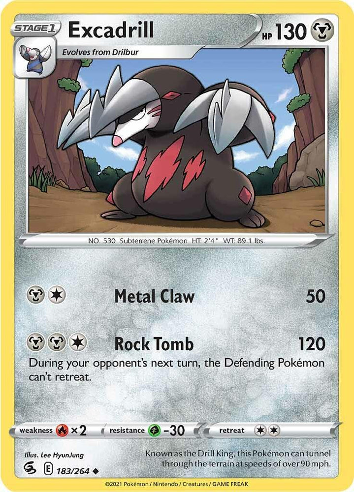 Excadrill (183/264) [Sword & Shield: Fusion Strike] (Online Only)