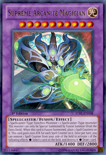 Supreme Arcanite Magician [STBL-EN038] Ultra Rare (ONLINE ORDER ONLY)