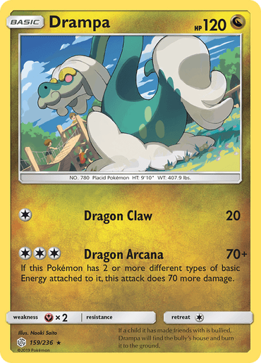 Drampa (159/236) [Sun & Moon: Cosmic Eclipse] (Online Only)