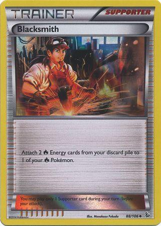 Blacksmith (88/106) (Sheen Holo Pyroar Collection Exclusive) [XY: Flashfire] (Online Only)