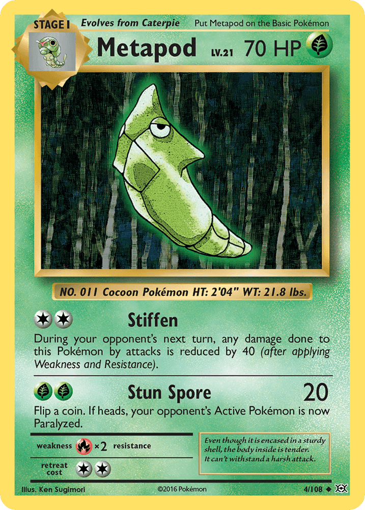 Metapod (4/108) [XY: Evolutions] (Online Only)