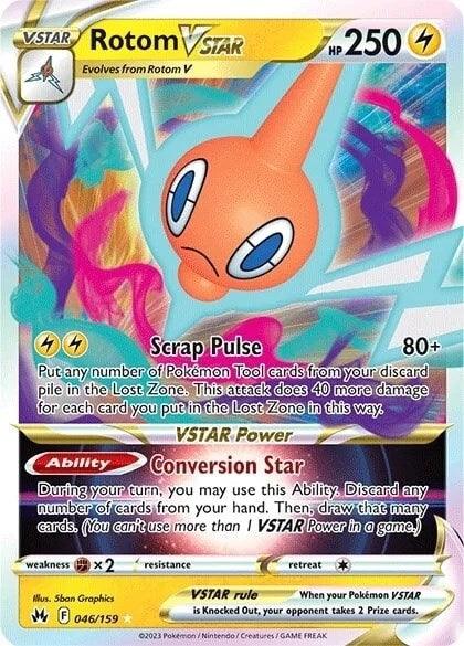 Rotom VSTAR (046/159) [Sword & Shield: Crown Zenith] (Online Only)