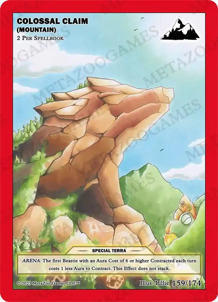 Colossal Claim (Mountain) [Native: First Edition] (ONLINE ORDER ONLY)