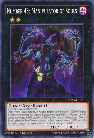 Number 43: Manipulator of Souls [MP15-EN025] Common (ONLINE ORDER ONLY)