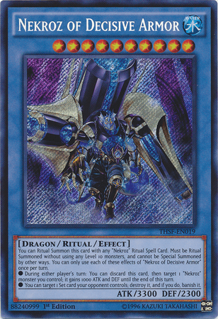 Nekroz of Decisive Armor [THSF-EN019] Secret Rare (ONLINE ORDER ONLY)