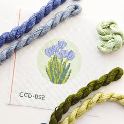 Cotswold Co Designs - Floral Needlepoint Canvas, Needlepoint Ornament Canvas (ONLINE ORDER ONLY)