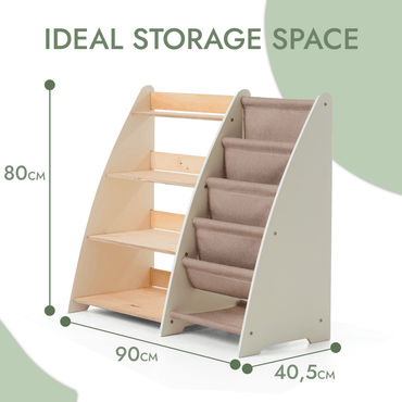 2in1 Montessori Shelf for Books and Toys (ONLINE ORDER ONLY)