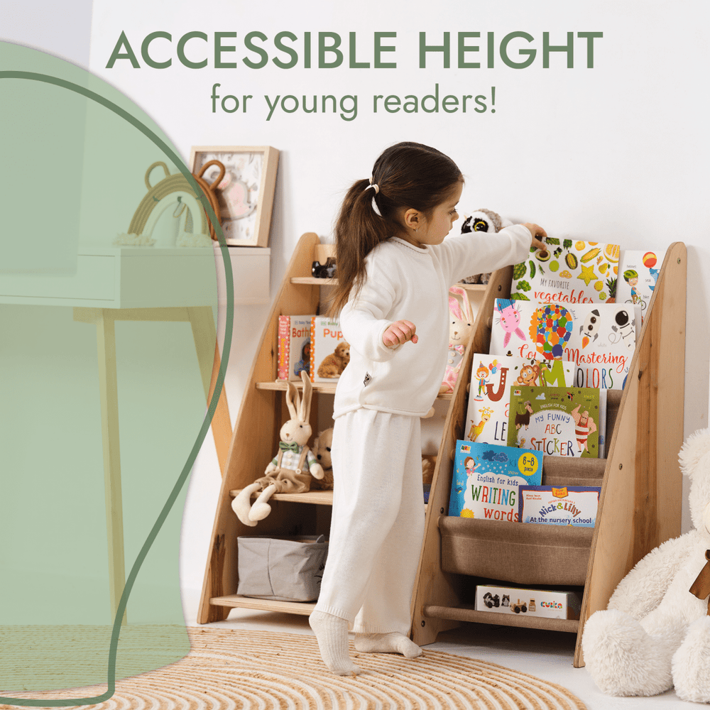 2in1 Montessori Shelf for Books and Toys (ONLINE ORDER ONLY)
