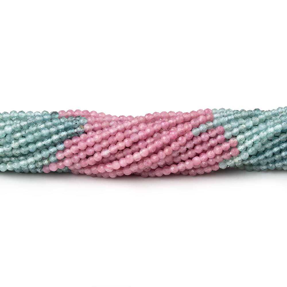 2mm Afghani Tourmaline Micro Faceted Round Beads 12.5 inch 168 pieces (ONLINE ORDER ONLY)