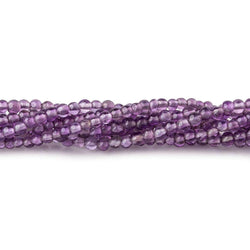2mm Amethyst Plain Round Beads 13 inch 175 pieces (ONLINE ORDER ONLY)