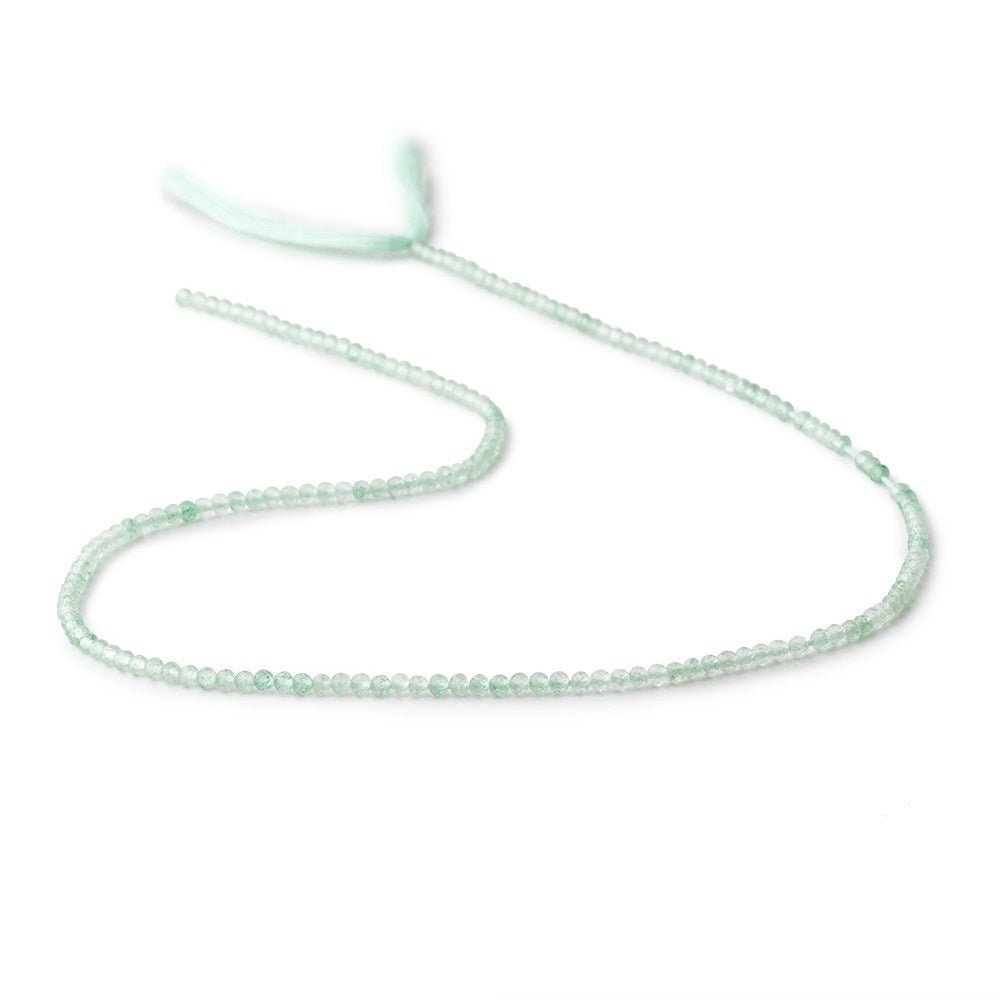 2mm Aventurine Micro Faceted Rondelle Beads 12.75 inch 168 pieces (ONLINE ORDER ONLY)