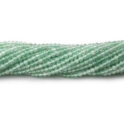 2mm Aventurine Micro Faceted Rondelle Beads 12.75 inch 168 pieces (ONLINE ORDER ONLY)