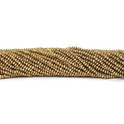 2mm Brass Disc Beads 8 inch 140 pieces (ONLINE ORDER ONLY)