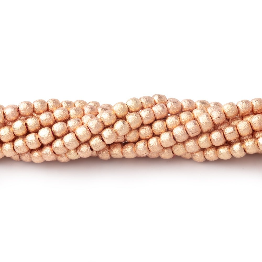 2mm Brushed Round Beads (ONLINE ORDER ONLY)