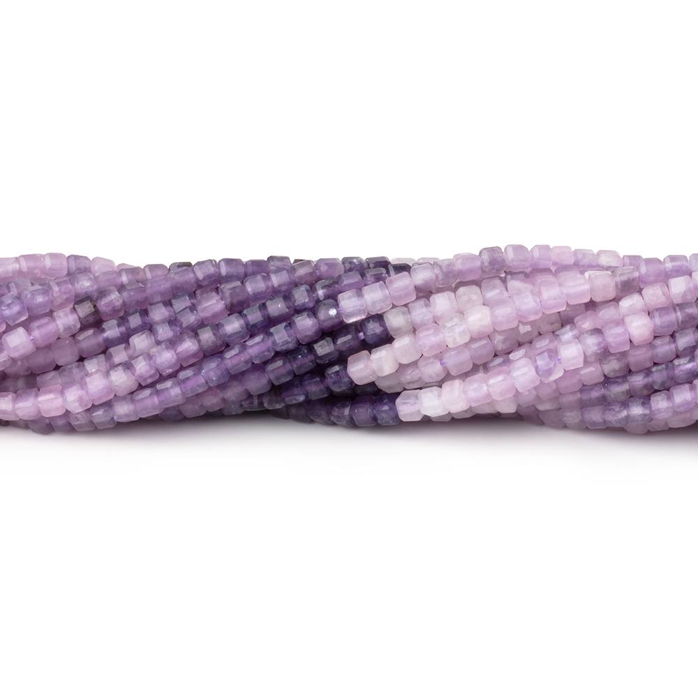 2mm Cape Amethyst Micro Faceted Cube Beads 12.5 inch 140 Beads (ONLINE ORDER ONLY)