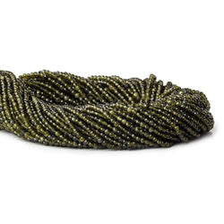 2mm Cat's Eye Green Quartz microfaceted round beads 13 inch 175 pieces A (ONLINE ORDER ONLY)