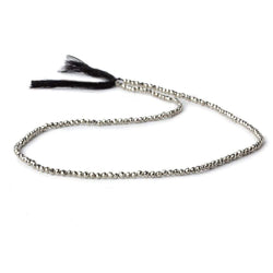 2mm Champagne Metallic plated Pyrite micro faceted rounds 12.5 inch 170 pieces (ONLINE ORDER ONLY)