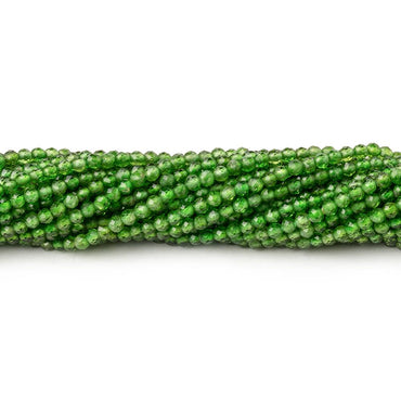 2mm Chrome Diopside Micro Faceted Round Beads 12.5 inch 166 pieces (ONLINE ORDER ONLY)