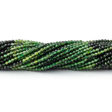 2mm Chrome Tourmaline Micro Faceted Rounds 12.75 inch 170 Beads AAA (ONLINE ORDER ONLY)