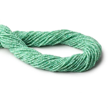 2mm Chrysoprase Micro Faceted Rondelle Beads 12.5 inch 195 pieces AA (ONLINE ORDER ONLY)
