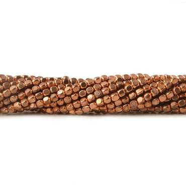 2mm Copper Plain Cube 8 inch 94 pcs (ONLINE ORDER ONLY)