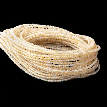 2mm Ethiopian Opal Micro Faceted Rondelle Beads 16 inch 248 pieces (ONLINE ORDER ONLY)