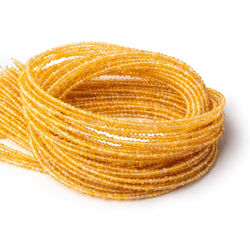 2mm Golden Ethiopian Opal Micro Faceted Rondelle Beads 16 inch 248 pieces (ONLINE ORDER ONLY)